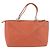 LOEWE Anagram Hand Bag Leather Silver Orange - vista 2