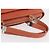 LOEWE Anagram Hand Bag Leather Silver Orange - vista 7