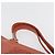 LOEWE Anagram Hand Bag Leather Silver Orange - vista 8