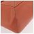 LOEWE Anagram Hand Bag Leather Silver Orange - vista 9