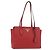 PRADA Vittero Tote Bag Leather Red Gold