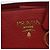 PRADA Vittero Tote Bag Leather Red Gold - vista 15