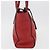 PRADA Vittero Tote Bag Leather Red Gold - vista 5