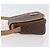 Céline CELINE Macadam Canvas Shoulder Bag PVC Leather Brown Gold - vista 5