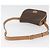 Céline CELINE Macadam Canvas Shoulder Bag PVC Leather Brown Gold - vista 7