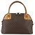 Céline CELINE Macadam Canvas Hand Bag PVC Leather Brown Gold - vista 13