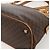 Céline CELINE Macadam Canvas Hand Bag PVC Leather Brown Gold - vista 17