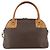 Céline CELINE Macadam Canvas Hand Bag PVC Leather Brown Gold - vista 2