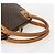 Céline CELINE Macadam Canvas Hand Bag PVC Leather Brown Gold - vista 7