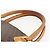Céline CELINE Macadam Canvas Hand Bag PVC Leather Brown Gold - vista 8