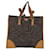 PRADA Hand Bag Canvas Brown Silver - vista 13
