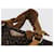 PRADA Hand Bag Canvas Brown Silver - vista 8