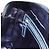 FENDI Zucchino Canvas Shoulder Bag Navy Silver - vista 20