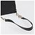 PRADA Chain Shoulder Bag Leather Black Gold - vista 7