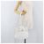 Christian Dior Shoulder Bag Leather White Gold - vista 21