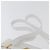 Christian Dior Shoulder Bag Leather White Gold - vista 8