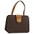 Céline CELINE Macadam Canvas Hand Bag PVC Leather Brown Gold
