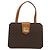 Céline CELINE Macadam Canvas Hand Bag PVC Leather Brown Gold - vista 13