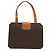 Céline CELINE Macadam Canvas Hand Bag PVC Leather Brown Gold - vista 2