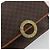 Céline CELINE Macadam Canvas Circle Shoulder Bag PVC Leather Brown Gold - vista 17