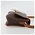 Céline CELINE Macadam Canvas Circle Shoulder Bag PVC Leather Brown Gold - vista 3
