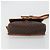 Céline CELINE Macadam Canvas Circle Shoulder Bag PVC Leather Brown Gold - vista 5