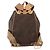 Céline CELINE Macadam Canvas Backpack PVC Leather Brown Gold - vista 2