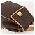 Céline CELINE Macadam Canvas Backpack PVC Leather Brown Gold - vista 6