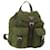 PRADA Backpack Nylon Green Silver