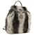 FENDI Backpack Fur Beige Silver