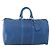 LOUIS VUITTON Epi Keepall 45 Boston Bag Blue M42975 LV