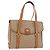 Céline CELINE Macadam Canvas Hand Bag PVC Beige Gold