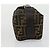 FENDI Zucca Canvas Pouch Hand Bag Black Brown - vista 4