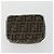 FENDI Zucca Canvas Pouch Hand Bag Black Brown - vista 6