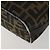 FENDI Zucca Canvas Pouch Hand Bag Black Brown - vista 7