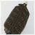 FENDI Zucca Canvas Pouch Hand Bag Black Brown - vista 9