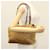 PRADA Chain Shoulder Bag Nylon Beige Silver - vista 23