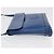 FENDI Shoulder Bag Leather Blue gold - vista 4