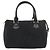 FENDI Bolso de mano de lona Zucca Negro Oro - vista 2