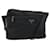 PRADA Shoulder Bag Nylon Black Silver