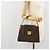 Céline CELINE Macadam Canvas Hand Bag PVC Leather Brown Gold - vista 24