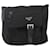 PRADA Shoulder Bag Nylon Black Silver