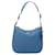 PRADA Shoulder Bag Leather Blue Gold - vista 2