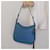 PRADA Shoulder Bag Leather Blue Gold - vista 27