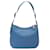 PRADA Shoulder Bag Leather Blue Gold - vista 3