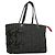CHANEL Tote Bag Tweed Black Silver CC