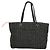 CHANEL Tote Bag Tweed Black Silver CC - vista 2