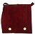 Salvatore Ferragamo Shoulder Bag Suede Red Gold - vista 3