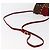 Salvatore Ferragamo Shoulder Bag Suede Red Gold - vista 7