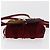 Salvatore Ferragamo Shoulder Bag Suede Red Gold - vista 9